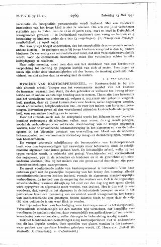 Eerste pagina van het artikel zoals het is gepubliceerd in het tijdschrift