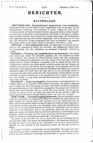 Eerste pagina van het artikel zoals het is gepubliceerd in het tijdschrift