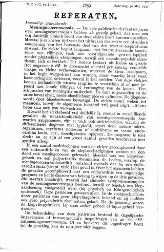 Eerste pagina van het artikel zoals het is gepubliceerd in het tijdschrift