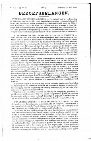 Eerste pagina van het artikel zoals het is gepubliceerd in het tijdschrift