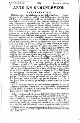 Eerste pagina van het artikel zoals het is gepubliceerd in het tijdschrift