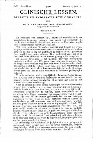 Eerste pagina van het artikel zoals het is gepubliceerd in het tijdschrift