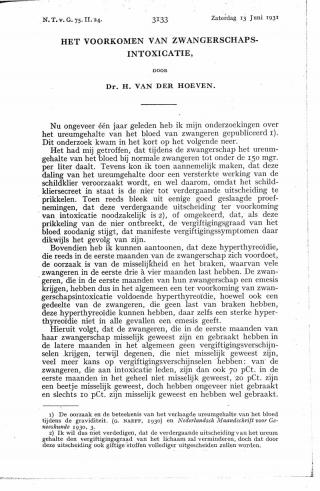 Eerste pagina van het artikel zoals het is gepubliceerd in het tijdschrift