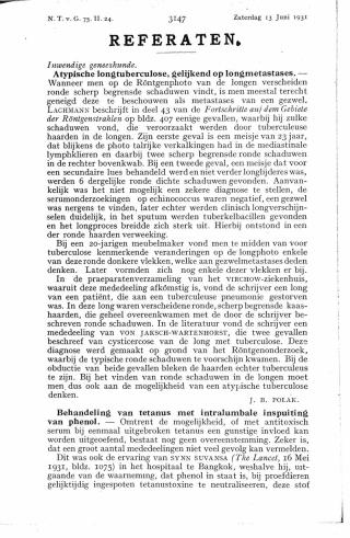 Eerste pagina van het artikel zoals het is gepubliceerd in het tijdschrift