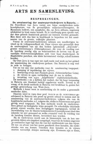 Eerste pagina van het artikel zoals het is gepubliceerd in het tijdschrift