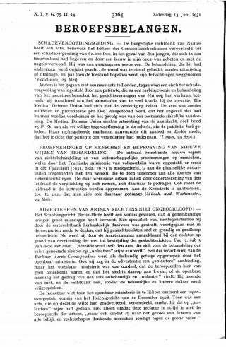 Eerste pagina van het artikel zoals het is gepubliceerd in het tijdschrift