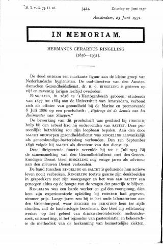 Eerste pagina van het artikel zoals het is gepubliceerd in het tijdschrift