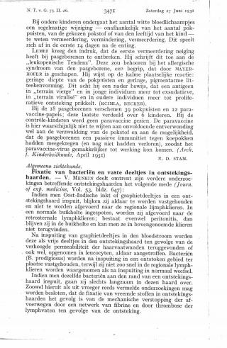 Eerste pagina van het artikel zoals het is gepubliceerd in het tijdschrift