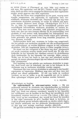 Eerste pagina van het artikel zoals het is gepubliceerd in het tijdschrift