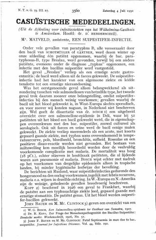 Eerste pagina van het artikel zoals het is gepubliceerd in het tijdschrift