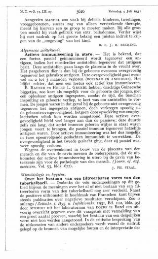 Eerste pagina van het artikel zoals het is gepubliceerd in het tijdschrift