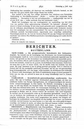 Eerste pagina van het artikel zoals het is gepubliceerd in het tijdschrift