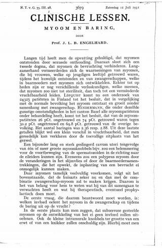 Eerste pagina van het artikel zoals het is gepubliceerd in het tijdschrift