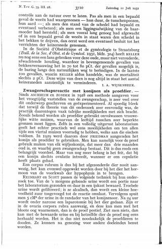 Eerste pagina van het artikel zoals het is gepubliceerd in het tijdschrift