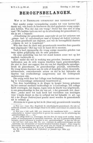 Eerste pagina van het artikel zoals het is gepubliceerd in het tijdschrift