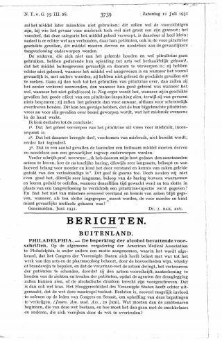 Eerste pagina van het artikel zoals het is gepubliceerd in het tijdschrift