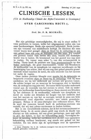 Eerste pagina van het artikel zoals het is gepubliceerd in het tijdschrift