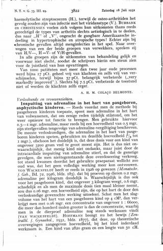 Eerste pagina van het artikel zoals het is gepubliceerd in het tijdschrift