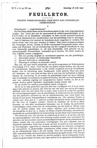 Eerste pagina van het artikel zoals het is gepubliceerd in het tijdschrift