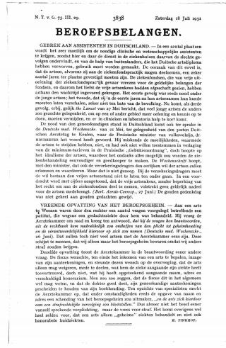 Eerste pagina van het artikel zoals het is gepubliceerd in het tijdschrift