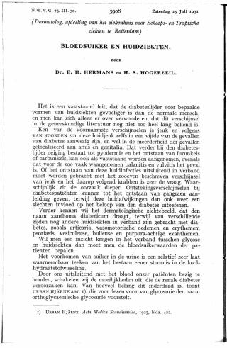 Eerste pagina van het artikel zoals het is gepubliceerd in het tijdschrift