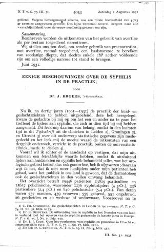 Eerste pagina van het artikel zoals het is gepubliceerd in het tijdschrift