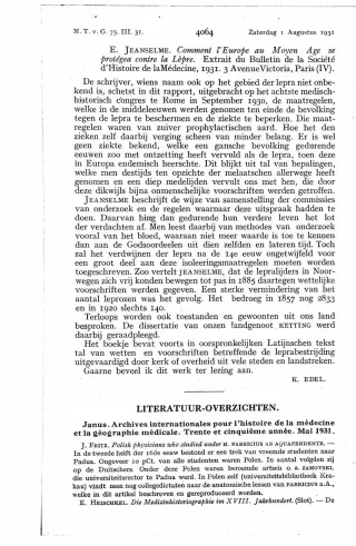 Eerste pagina van het artikel zoals het is gepubliceerd in het tijdschrift