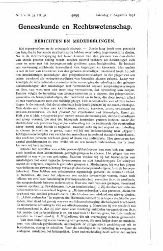 Eerste pagina van het artikel zoals het is gepubliceerd in het tijdschrift