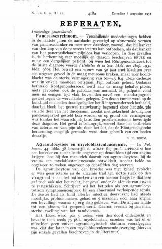 Eerste pagina van het artikel zoals het is gepubliceerd in het tijdschrift