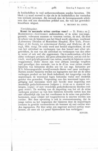 Eerste pagina van het artikel zoals het is gepubliceerd in het tijdschrift