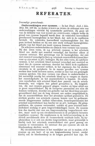 Eerste pagina van het artikel zoals het is gepubliceerd in het tijdschrift