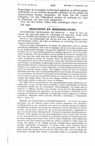 Eerste pagina van het artikel zoals het is gepubliceerd in het tijdschrift