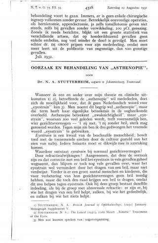 Eerste pagina van het artikel zoals het is gepubliceerd in het tijdschrift