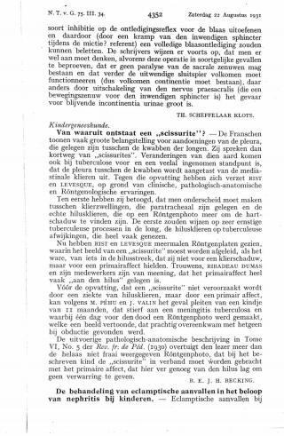 Eerste pagina van het artikel zoals het is gepubliceerd in het tijdschrift