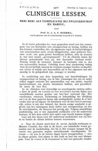 Eerste pagina van het artikel zoals het is gepubliceerd in het tijdschrift