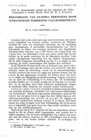 Eerste pagina van het artikel zoals het is gepubliceerd in het tijdschrift