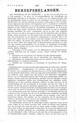 Eerste pagina van het artikel zoals het is gepubliceerd in het tijdschrift