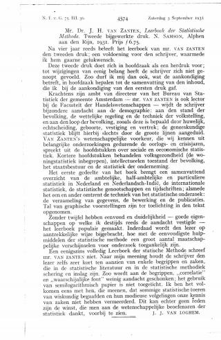 Eerste pagina van het artikel zoals het is gepubliceerd in het tijdschrift