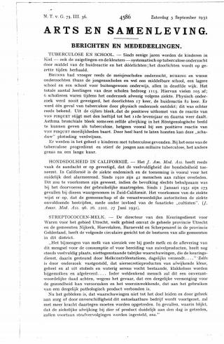 Eerste pagina van het artikel zoals het is gepubliceerd in het tijdschrift