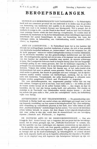 Eerste pagina van het artikel zoals het is gepubliceerd in het tijdschrift