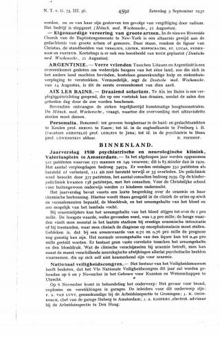 Eerste pagina van het artikel zoals het is gepubliceerd in het tijdschrift