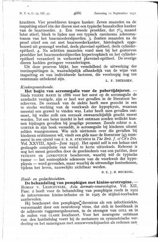 Eerste pagina van het artikel zoals het is gepubliceerd in het tijdschrift