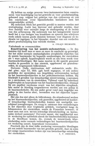 Eerste pagina van het artikel zoals het is gepubliceerd in het tijdschrift