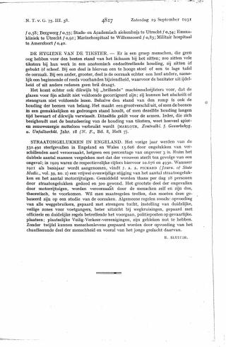 Eerste pagina van het artikel zoals het is gepubliceerd in het tijdschrift