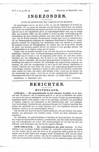 Eerste pagina van het artikel zoals het is gepubliceerd in het tijdschrift