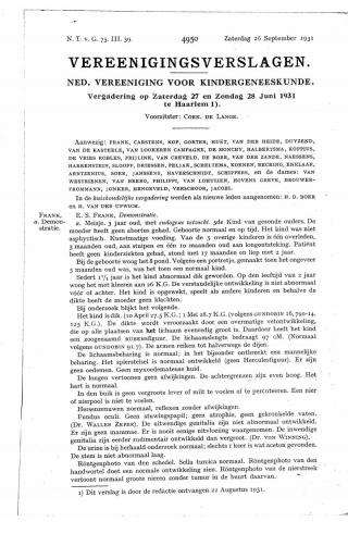 Eerste pagina van het artikel zoals het is gepubliceerd in het tijdschrift