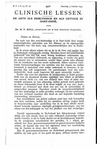 Eerste pagina van het artikel zoals het is gepubliceerd in het tijdschrift