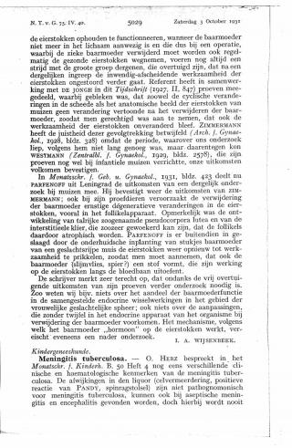 Eerste pagina van het artikel zoals het is gepubliceerd in het tijdschrift