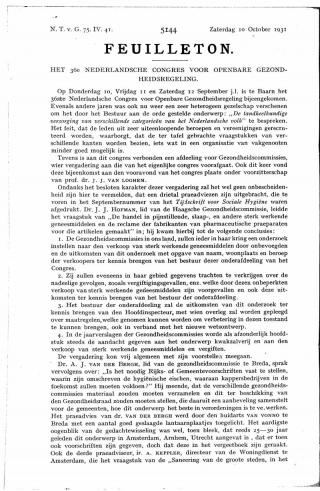 Eerste pagina van het artikel zoals het is gepubliceerd in het tijdschrift