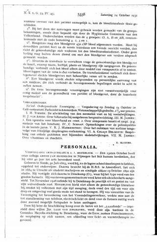 Eerste pagina van het artikel zoals het is gepubliceerd in het tijdschrift